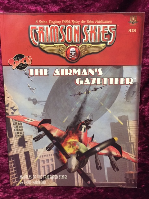 Crimson Skies Airmans Gazetteer Atlas (FASA) 8008